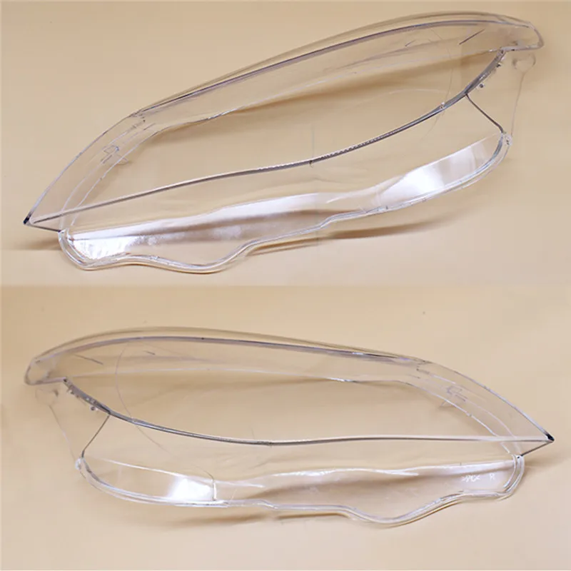 2 Pcs for BMW E60 E61 2003-2010-Right & Left Car Headlight Lens Glass Lampcover Cover Lampshade Bright Shell Product