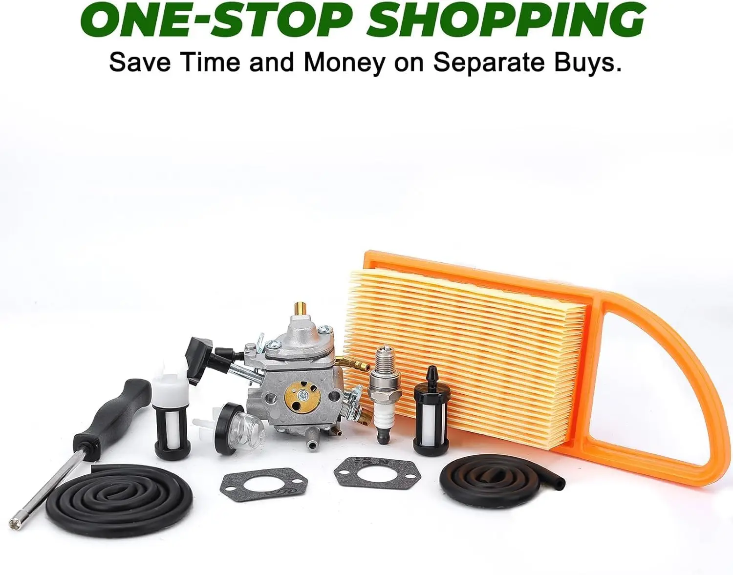 Фото Комплект карбюратора для Stihl BR600 BR500 BR550, замена Zama C1Q-S183, для ранцевых воздуходувок №3