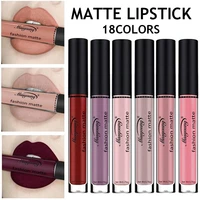 liquid matte lipstick lip gloss lip glaze cream beauty makeup lasting new non stick cup waterproof liquid lipstick makeup