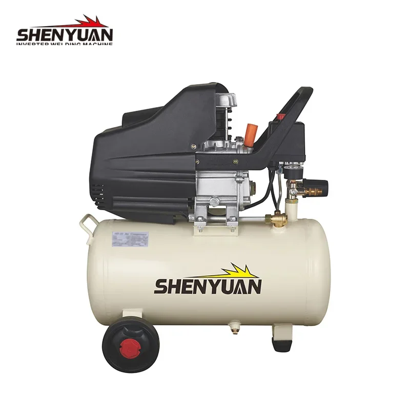 Фото Мобильный компрессор Shenyuan 2HP 1.1KW 8Bar 20L ZA-2024 с прямым приводом для инструментов №1