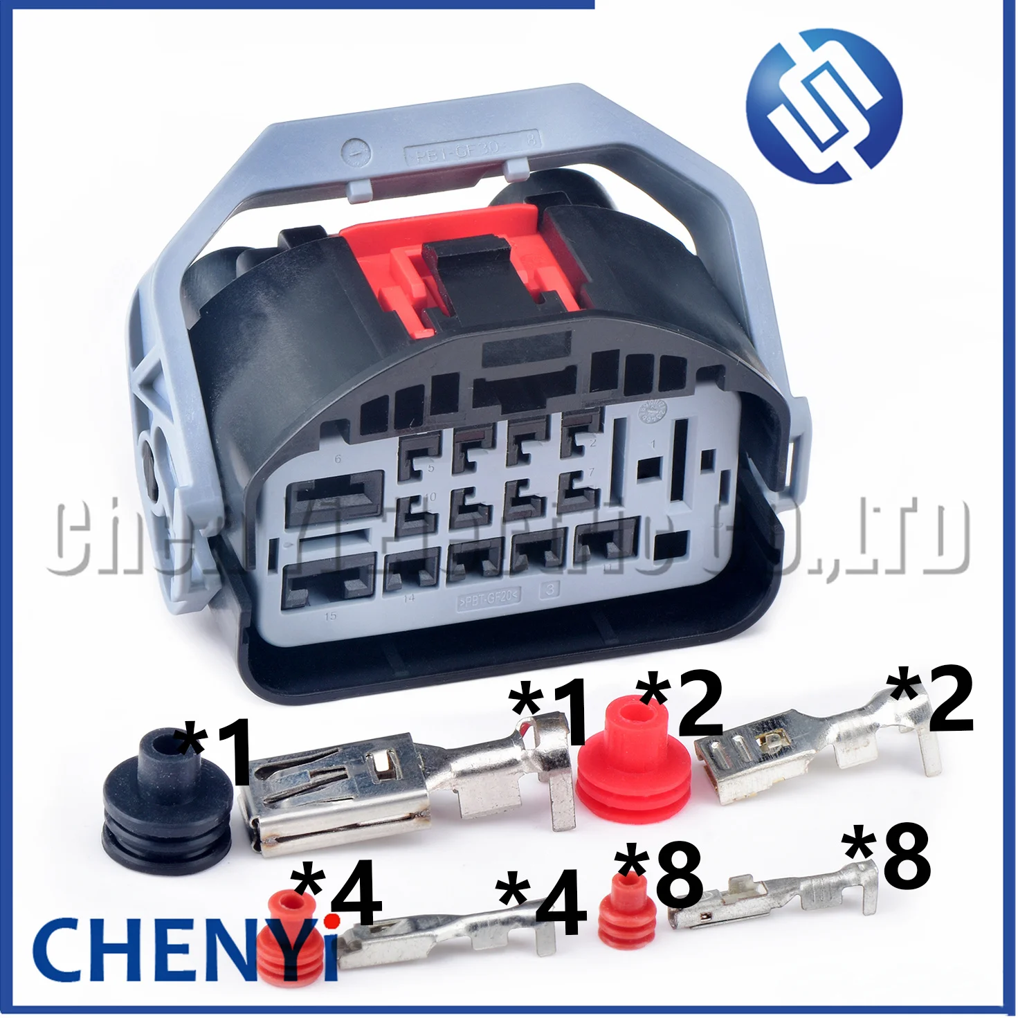 

15-контактный гнездовой автомобильный водонепроницаемый разъем, штекер жгута заземления 35575195 Для Tesla Model 3 Model Y Model S Model X