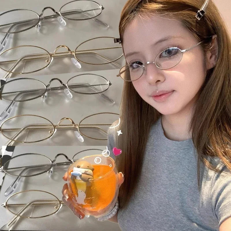 Новые металлические овальные очки для женщин и мужчин солнцезащитные с защитой