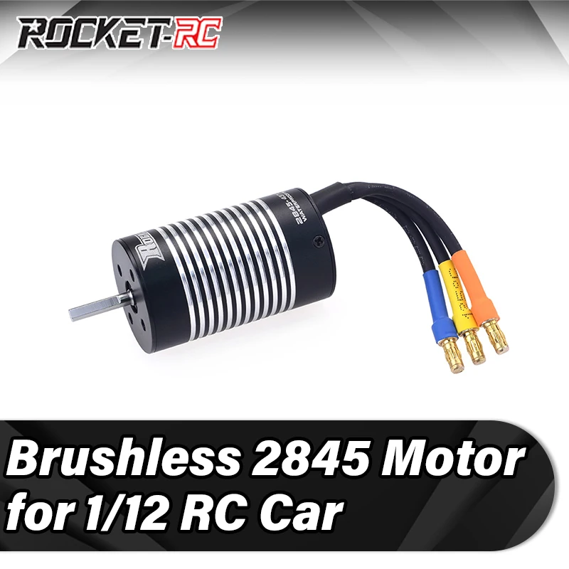 

Rocket 2845 Waterproof Brushless Motor 5000KV for 1/12 1/14 RC Car Truck Buggy Drift Racing Off-road Upgrade Traxxas HSP Wltoys