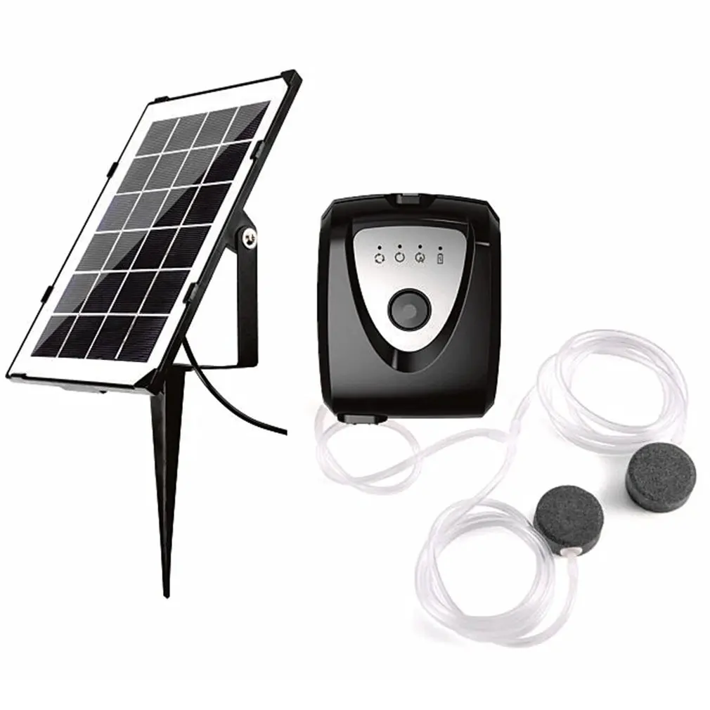 

Oxygen Pump 10V 5W Solar Direct Drive Oxygen Pump Fish Aquarium Oxygen Aerator Air Pump Fish Pond Aerator No Battery Needed