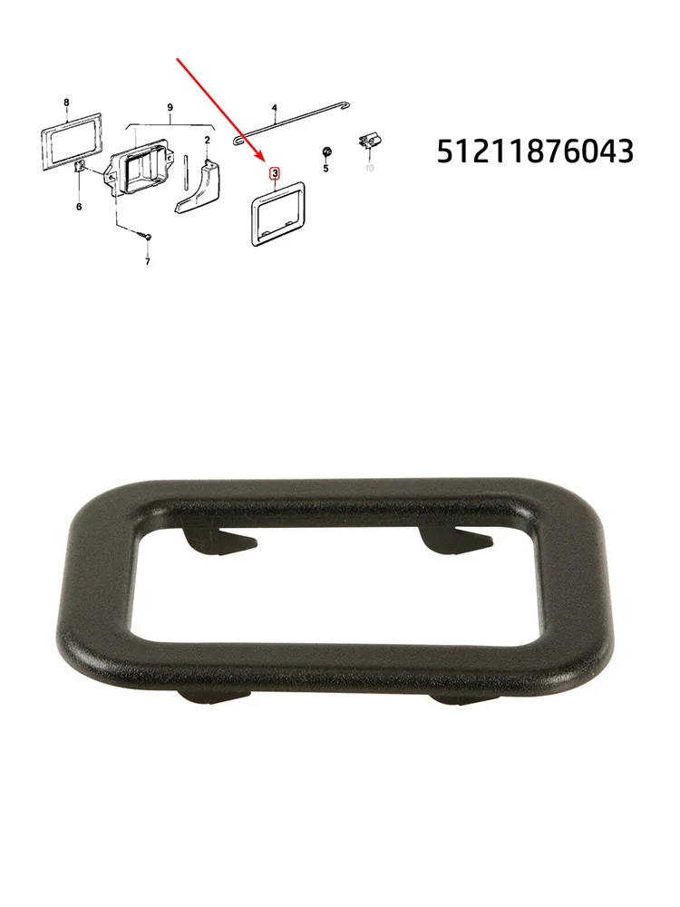 

Фоторамка для BMW E30 E28 E24 E23 51211876043, отделка дверной ручки, аксессуары