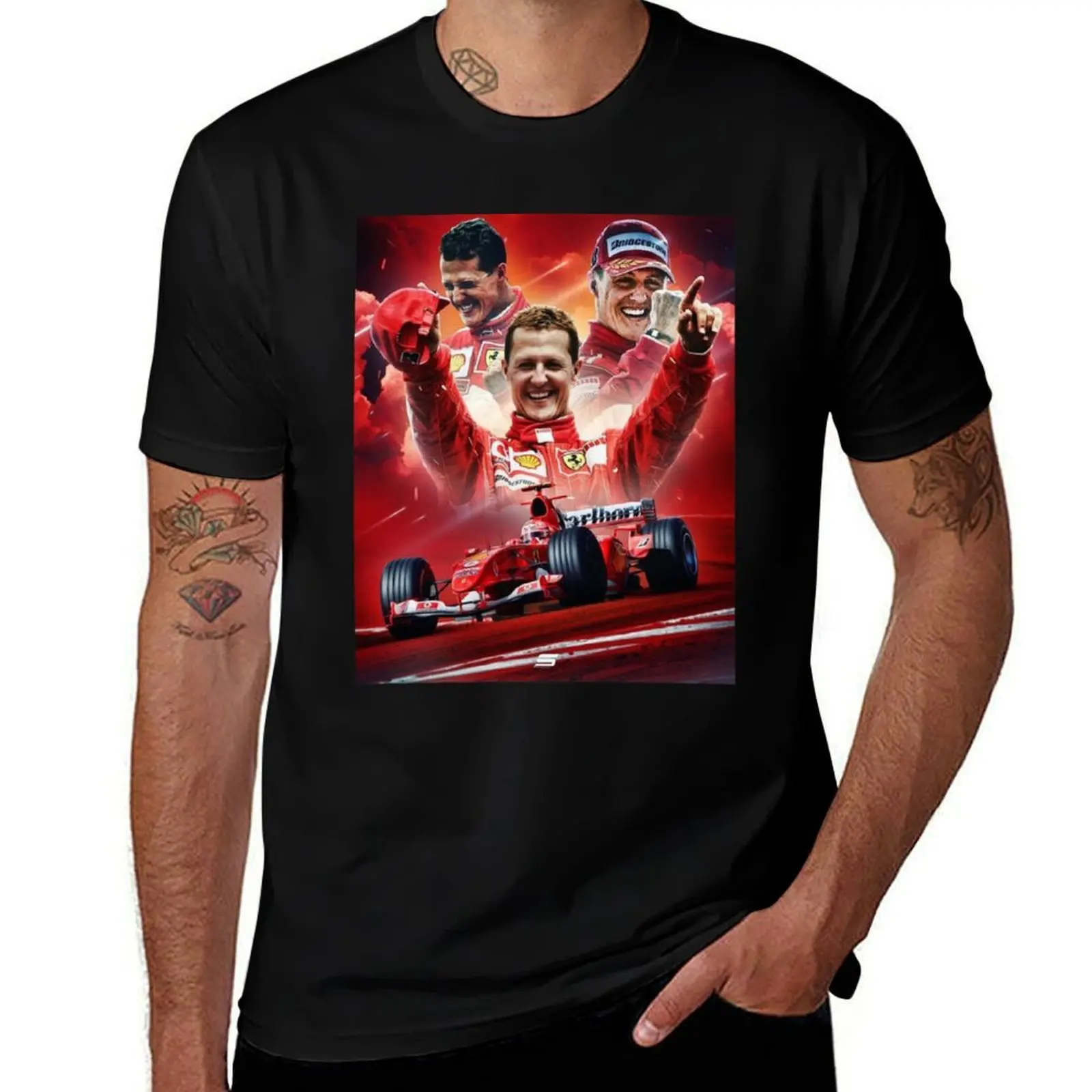 Фото Футболка MICHAEL SCHUMACHER, быстросохнущая футболка для путешествий №1