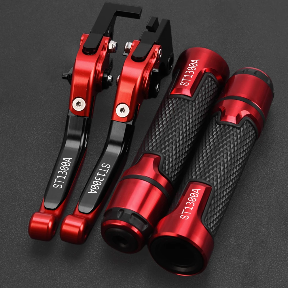 

Motorcycle CNC Aluminum Accessories Adjustable Brake Clutch Lever Handle Hand Grips Ends FOR HONDA ST1300A 2003-2007 2006 2005