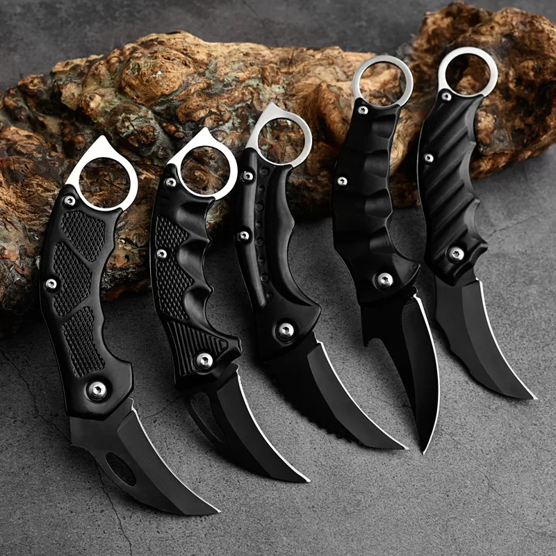 1 шт. керамбит нож в форме лезвия из нержавеющей стали для кемпинга самообороны