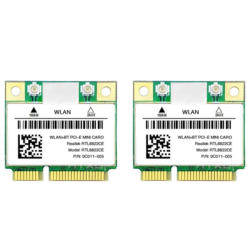 2X RTL8822CE 1200 Мбит/с 2 4G/5 ГГц 802.11AC Wi-Fi карта сеть Mini Pcie Bluetooth 10/11 поддержка ноутбука/ПК