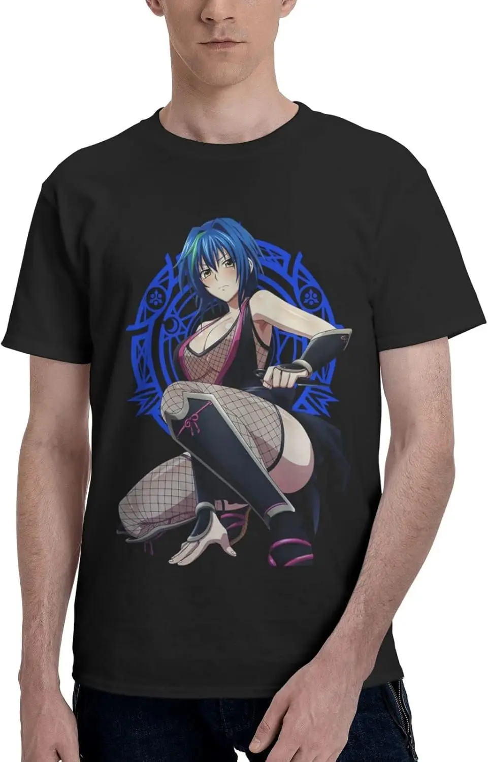 Футболка мужская с круглым вырезом х/б