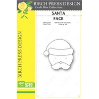 newest metal cutting dies scrapbook paper decoration embossing reusable mold diy gift card craft blade punch santa face template