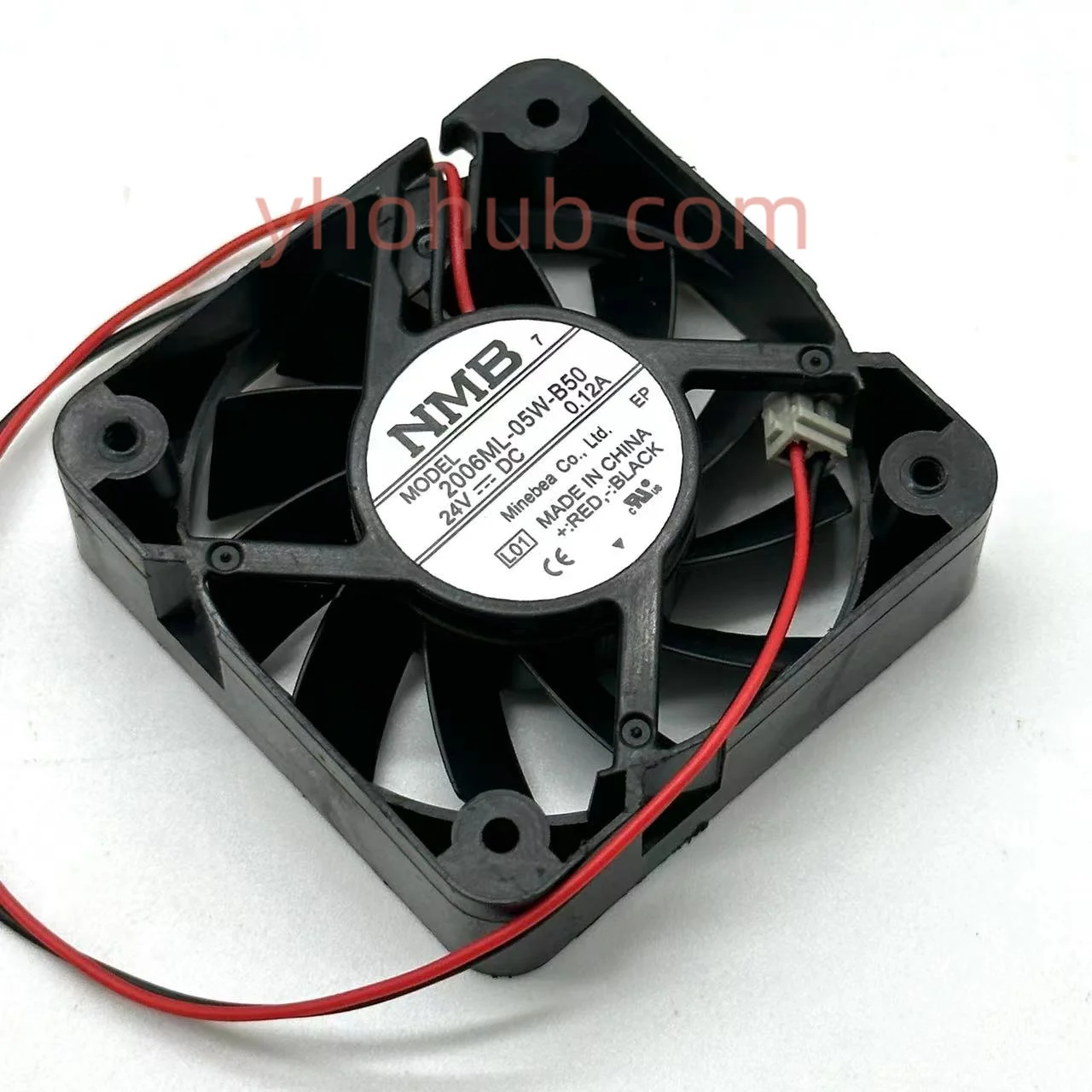 NMB-MAT 2006ML-05W-B50 L01 DC 24V 0.12A 50x50x15 мм 2-проводной Вентилятор охлаждения сервера