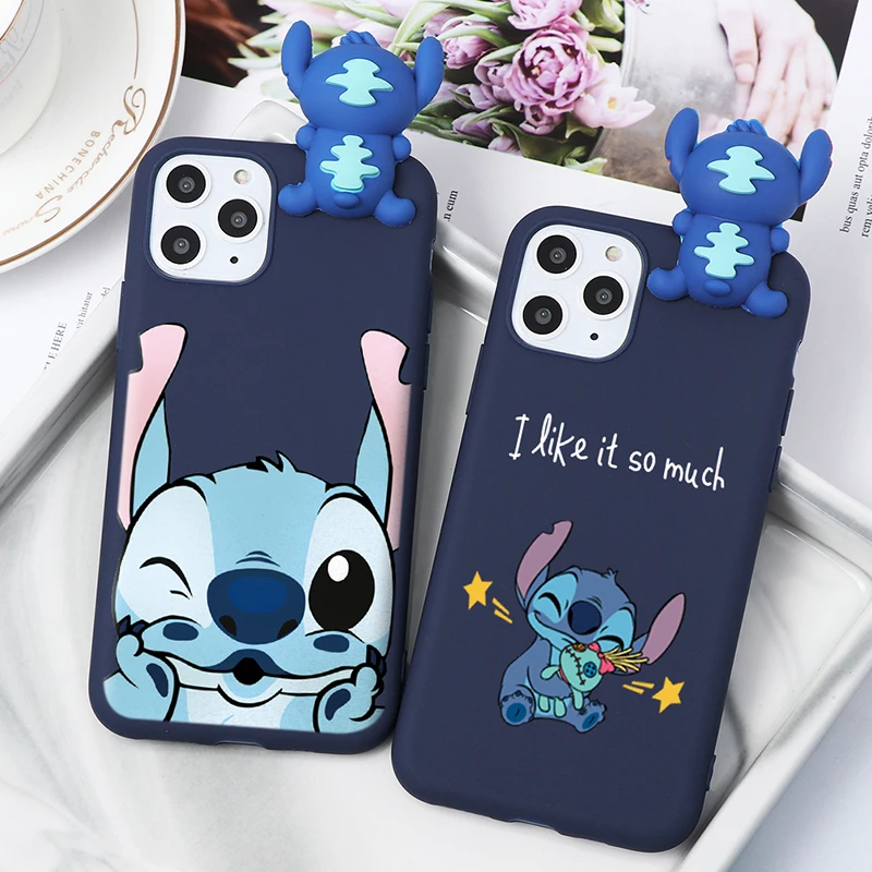 Милый чехол для телефона с мультяшной куклой и стежком Huawei P30 P20 Pro P40 Mate 20 Honor 9X 8A 10