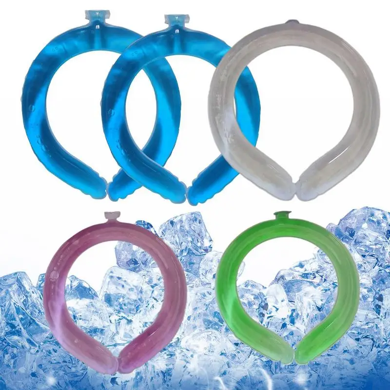 

Summer Cooling Neck Wraps Ring Heatstroke Prevention Ice Cushion Tube Outdoor Sports Cold Neck Ring Ice Cushion Pillow Usual