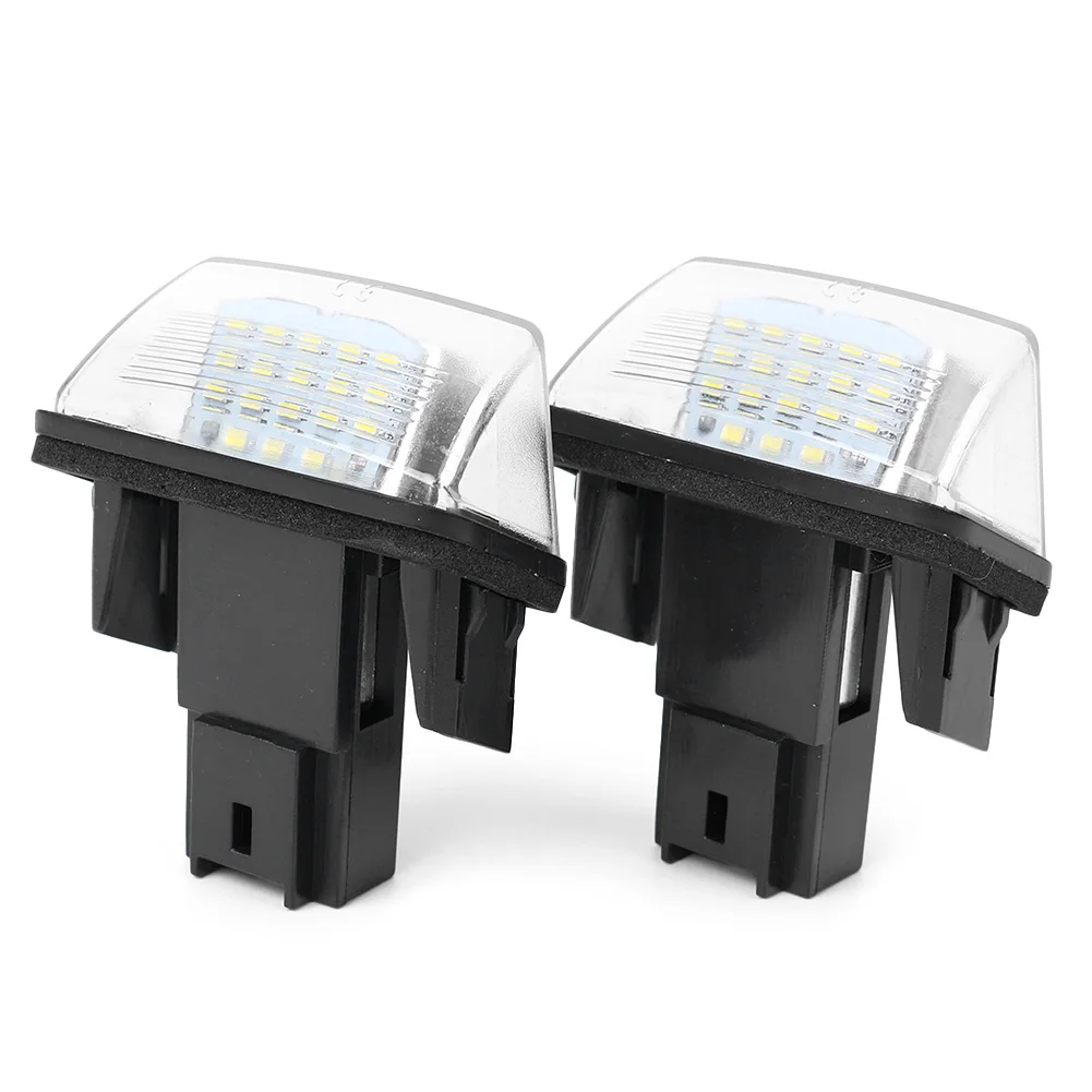 2 шт. светодиодная лампа освещения номерного знака для Peugeot 206 207 307 407 406 308 5008 и Citroen
