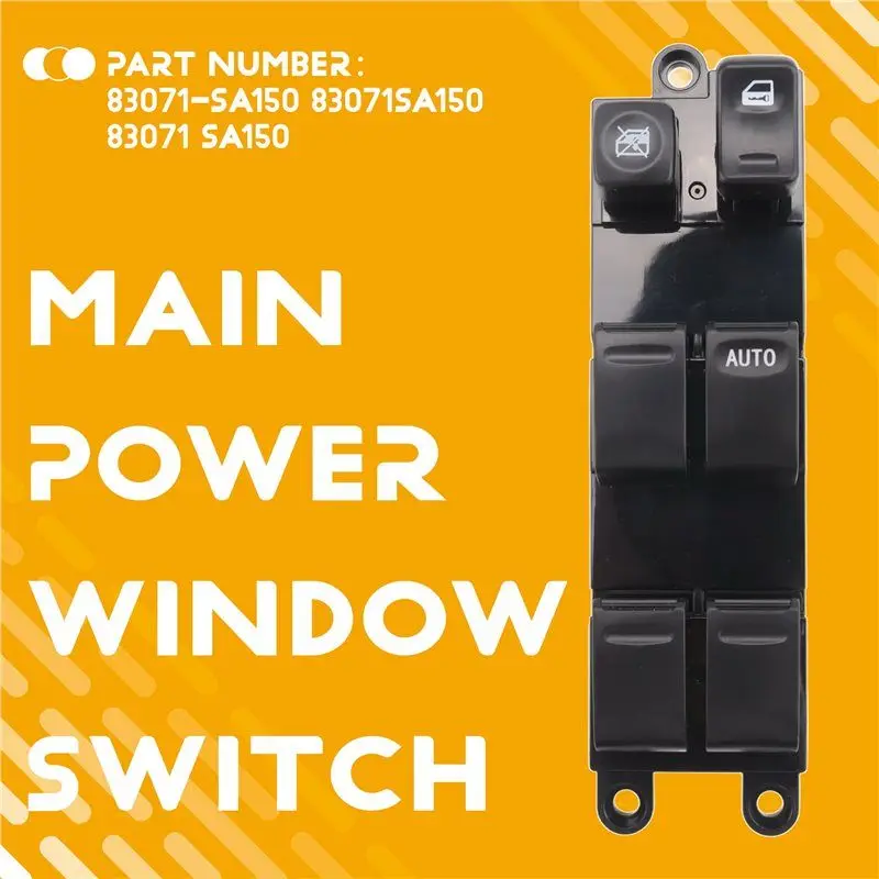 Фото Главный переключатель управления стеклоподъемниками M46K-Window Control 83071SA150 для Subaru Forester RHD, блок подъема стекла №2