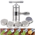 Ручная машина для лапши, Пресс из нержавеющей стали, машина для приготовления макаронных изделий, соковыжималка для фруктов, кухонная утварь для приготовления спагетти