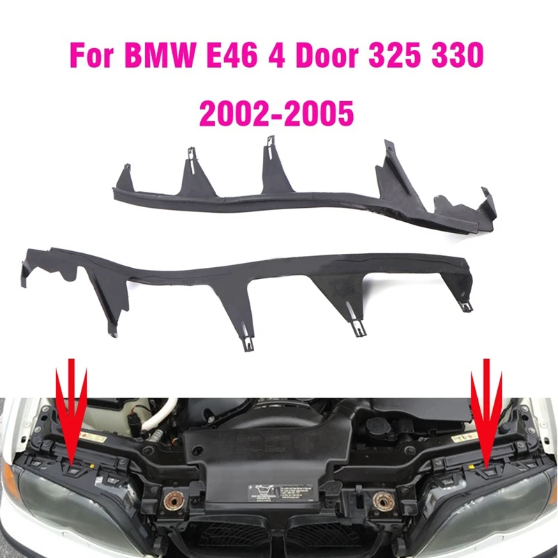 

2 шт., уплотнительная лента для передней фары BMW 3 серии E46 330Ci M3
