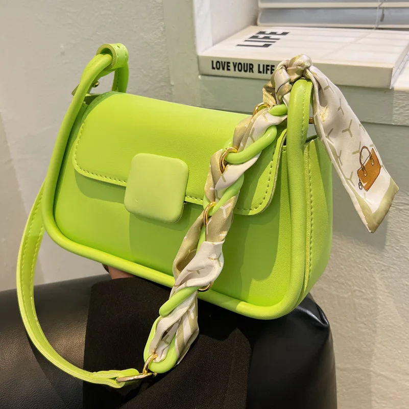 

Модные трендовые сумки через плечо для женщин 2022 зеленая сумка через плечо дизайнерские сумки и кошельки Ins дикая женская маленькая квадрат...