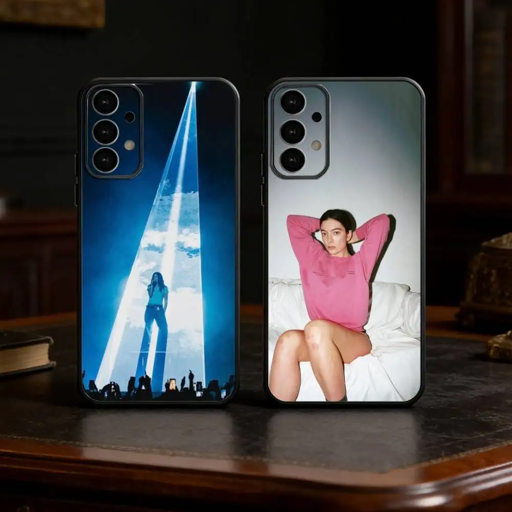 Фото Чехол L-Lorde Pure Heroine Virgi для Samsung S25,24,21,22,23,30,Ultra,20,Plus,Fe,Lite,Note, мягкий, черный №1