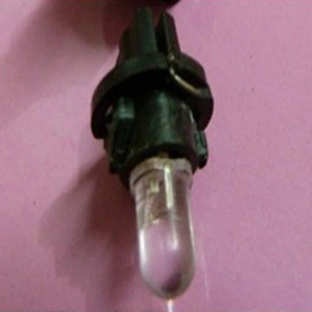 10 шт. T5 клиновидный W2 1 светодиод W5W фонарь Стайлинг автомобиля Приборная панель