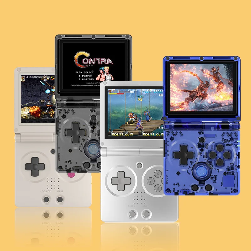 3 5 дюймов IPS экран ANBERNIC RG35XXSP откидная игровая консоль HDMI выход Wi-Fi Linux видео 64G 5500