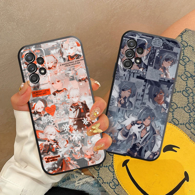 

Genshin Impact GAME Phone Cases For Samsung S20 FE S20 Lite S8 Plus S9 Plus S10 S10E S10 Lite M11 M12 Coque Back Cover Funda