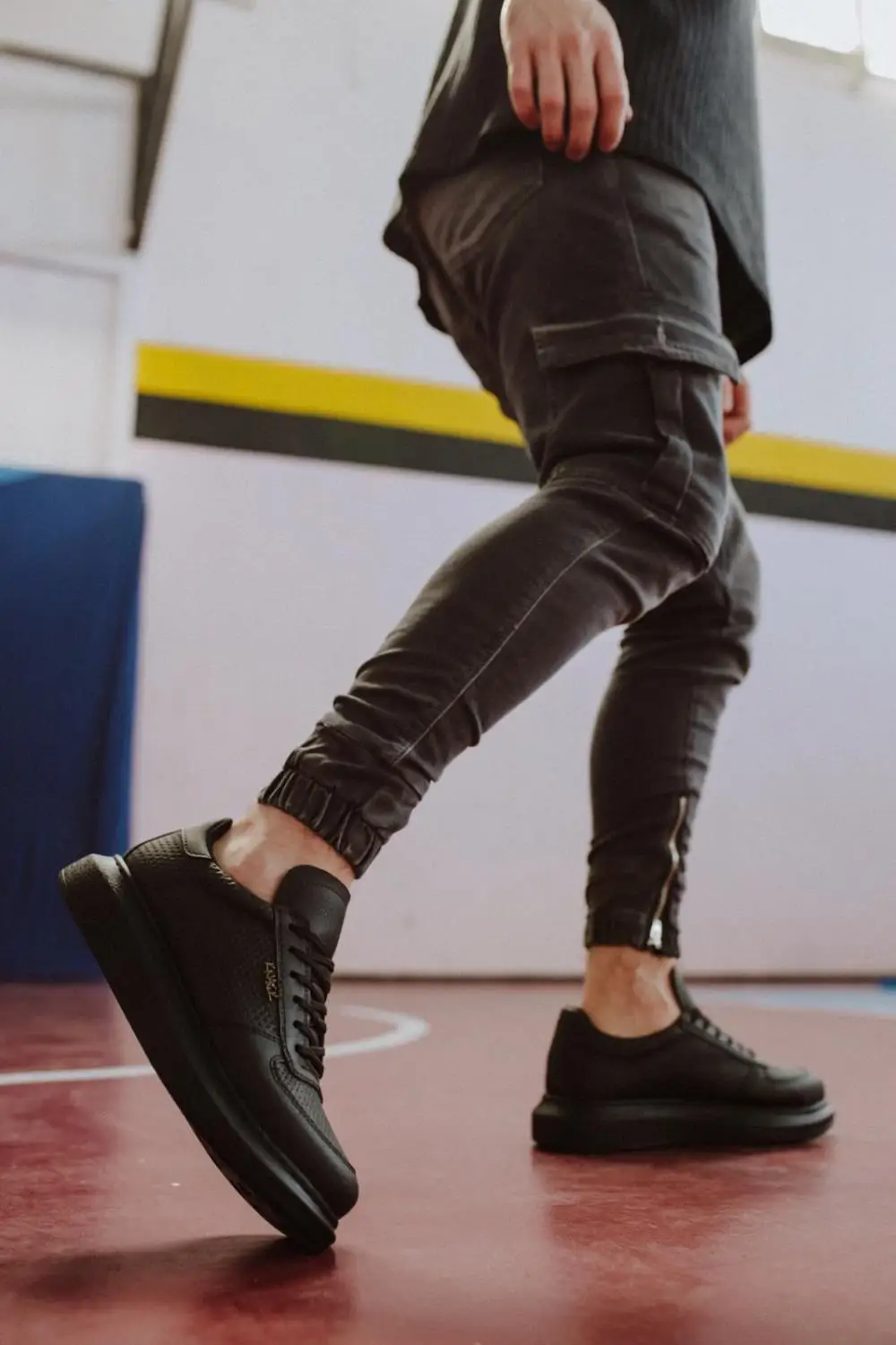 

Knack Men's Casual Shoes Black(Black Sole) Colorful Spring Seasons Useful High Sole Flashy Sporty Shoe designer shoes luxury shoes summer shoes casual shoes men dress shoes sports shoes for male brand shoes for man 042