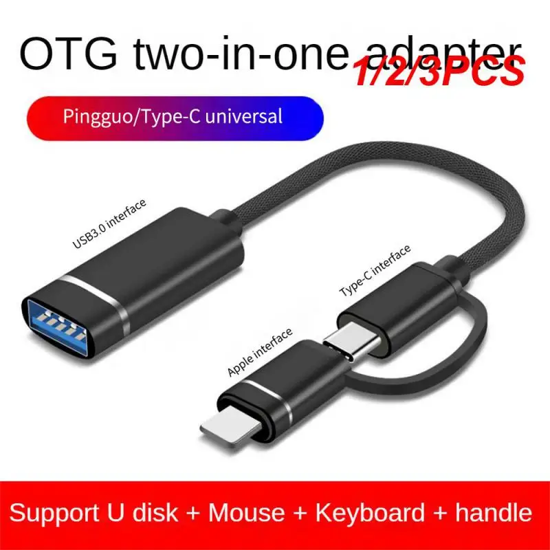 

1/2/3 шт. 2 в 1 USB 3.0 адаптер типа OTG C USB к USB 3,0 адаптер кабель OTG конвертер для геймпада флэш-накопителя Type-C OTG USB