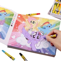 anime figures kids my little pony coloring book coloring painting book crayon picture painting childrens simple strokes toys