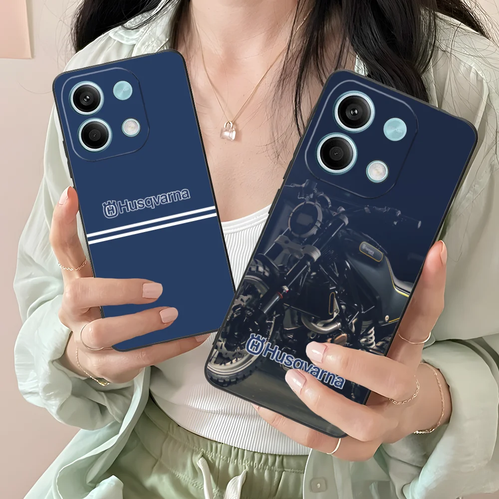 Чехол для мобильного телефона H-Husqvarna Xiaomi Redmi Note 13 12 11 10 9 8 7 6 S A Pro Lite Plus 5G черный