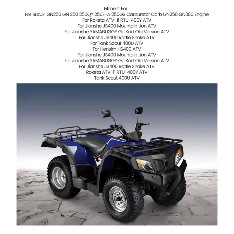 Кабельный дроссель для Мотоцикла Suzuki GN250 GN300 Yamaha Sr250 Roketa Jianshe JS400-7 Hensim HS400