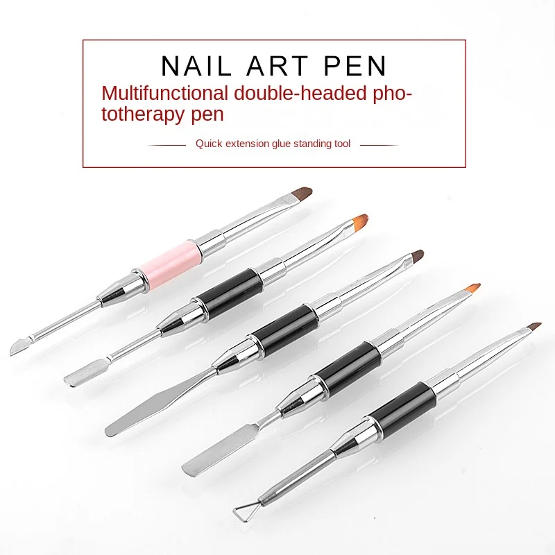 

Multifunctional double-head phototherapy pen dual-purpose painted manicure phototherapy pen nail extension crystal pen