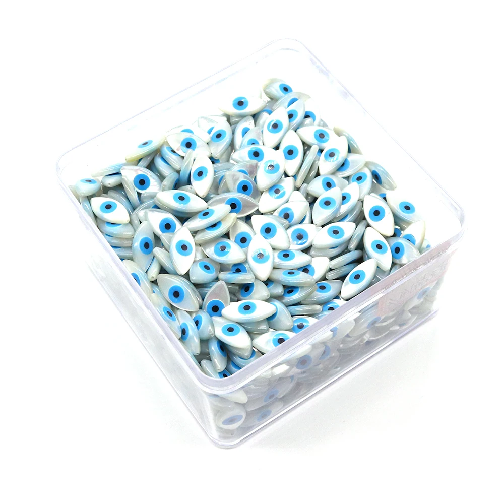 

Бусины из натуральной ракушки сглаза, Перламутровые Бусины в форме маркиза для самостоятельного изготовления браслетов, ожерелий, ювелирных аксессуаров, фурнитура