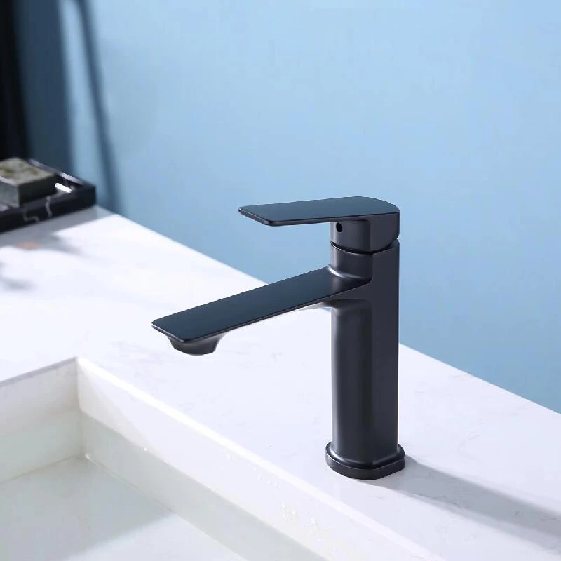

Black Faucet Wash Basin Wash Basin Toilet Table Basin Hot And Cold Faucet Bathroom Cabinet Double Control Basin Faucet