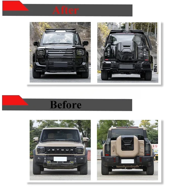 Обновленный прожектор на крыше решетка капота комплект кузова Star Defender для Jetour T2