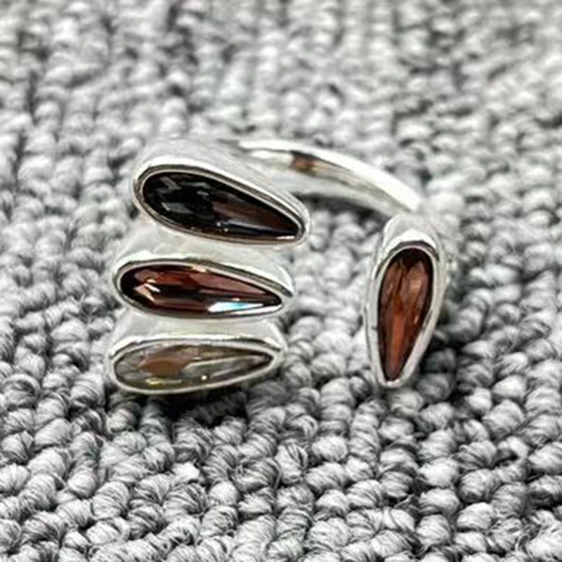 

Лидер продаж, оригинальное модное изысканное роскошное кольцо из серебра 925 пробы с гальваническим покрытием, подарок для женщин в Европе и Америке