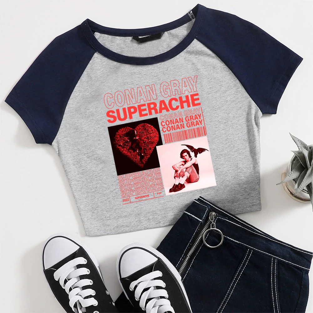 Укороченная рубашка Conan Gray Found Heaven superach Топы И Футболки