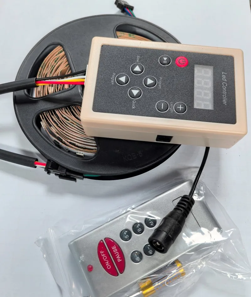 DC12V 5M 6803 IC Dream Magic Color Светодиодная лента 5050 RGB IP67 Водонепроницаемая 133 программный