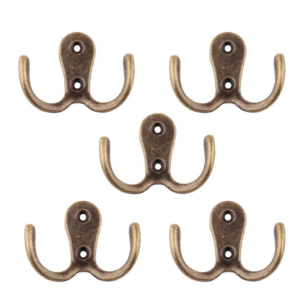 

10 Pcs Hooks Hats Towel Hooks Bathrooms Hooks Keys Wall Hooks Black Metal Hangers Door Hooks Hanging Clothes Hook