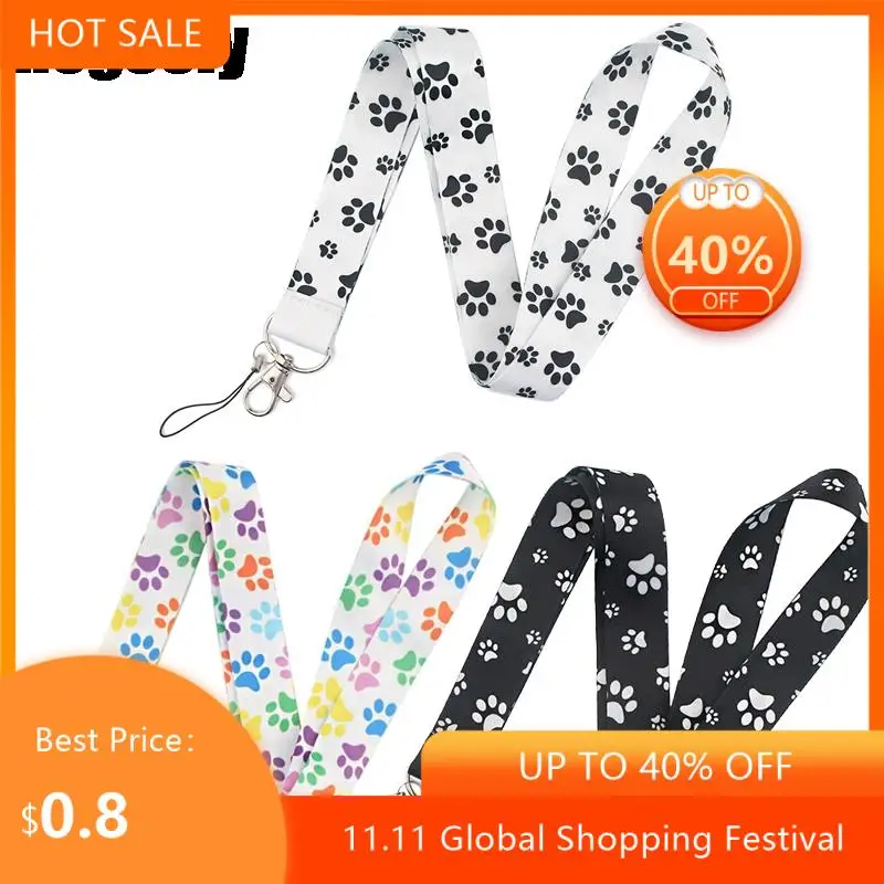 

Собачья лапа шейный ремешок брелок мобильный телефон ремень ID значок держатель Веревка Брелок Аксессуары для косплея лямки