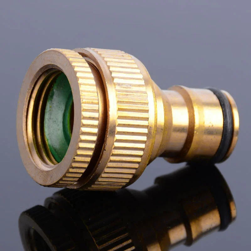 

1 Piece Brass 1/2 Inches 3/4 Inch Hose Connector Adapter For Car Washing Tool Quick Connect Watering Kits
