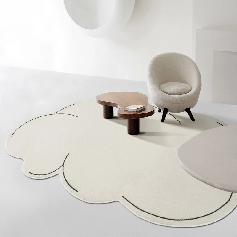 nordic area rug cloud shaped carpet soft furry rug living room non slip sofa chair mat plush baby play mats for living bedroom free global shipping