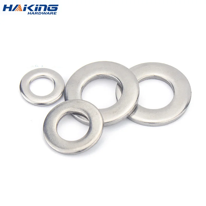 

M1.6 M2 M3 M5 M6 M8~ M24 304 Stainless Steel Gasket Ultra-thin Metal Screw Flat Washer Standard Increase Thickened Meson Washer