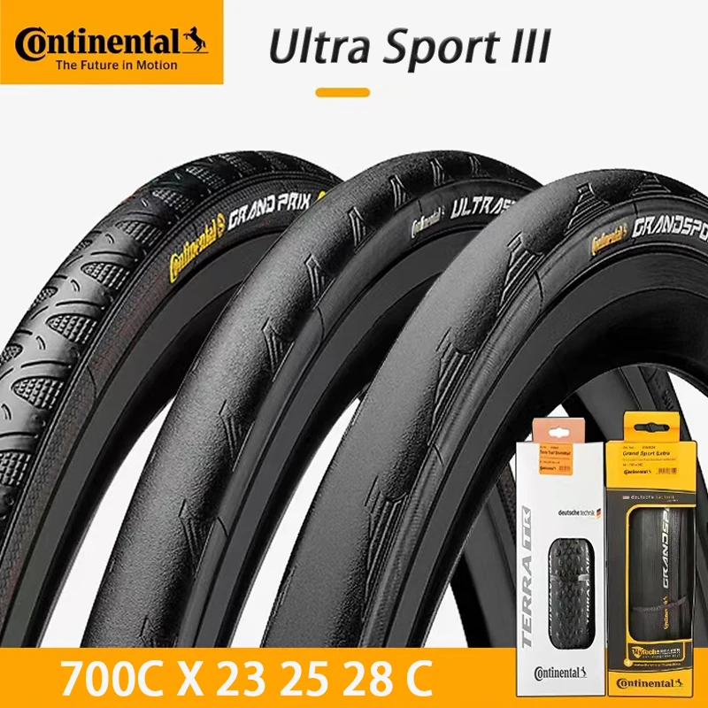 

Continental Ultra Sport III 700C 25C Tire 2PC Foldable Road Bike Tyres 700x23C 700x28C Bicycle Tires Anti Puncture Bike Tire 1PC