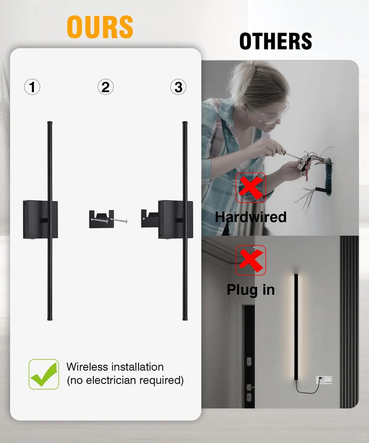 Настенные светильники TGJ комплект из 2 шт.