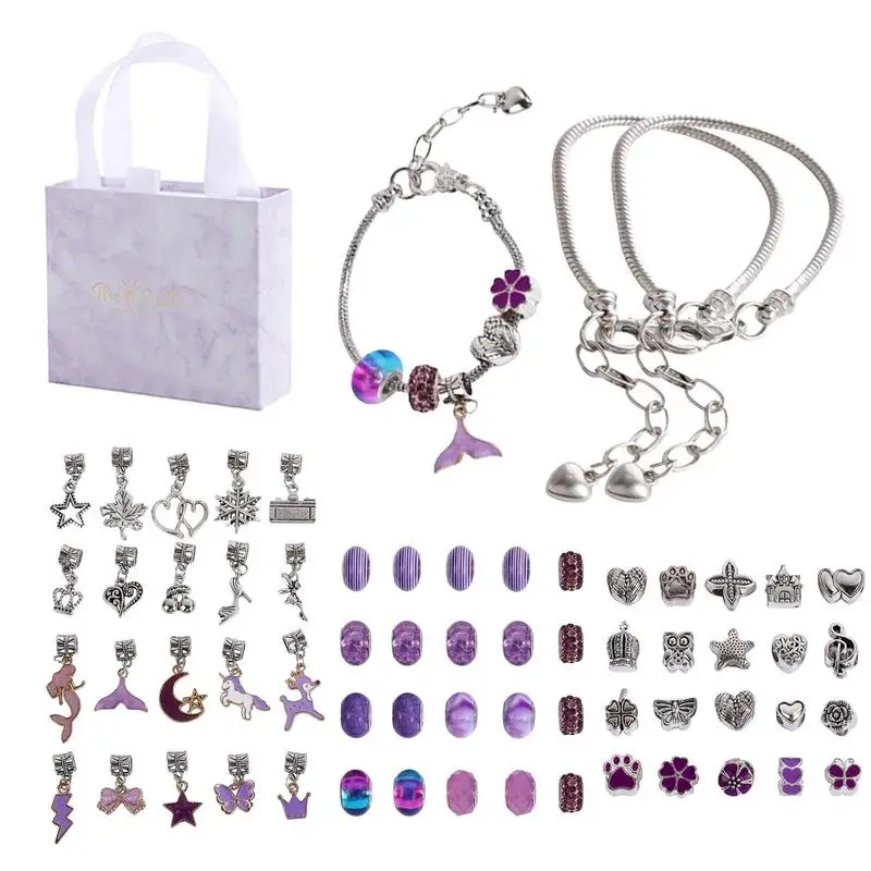 

DIY Подвески для создания браслета Kit подвески для создания браслета Kit Красочный Кристалл бисера ювелирный браслет набор Подвески для созда...