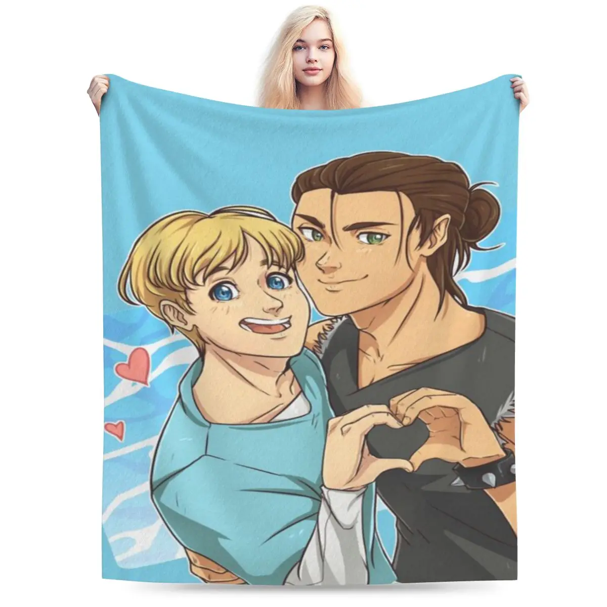 Eremin Do Love Not War Ультра-мягкое флисовое одеяло