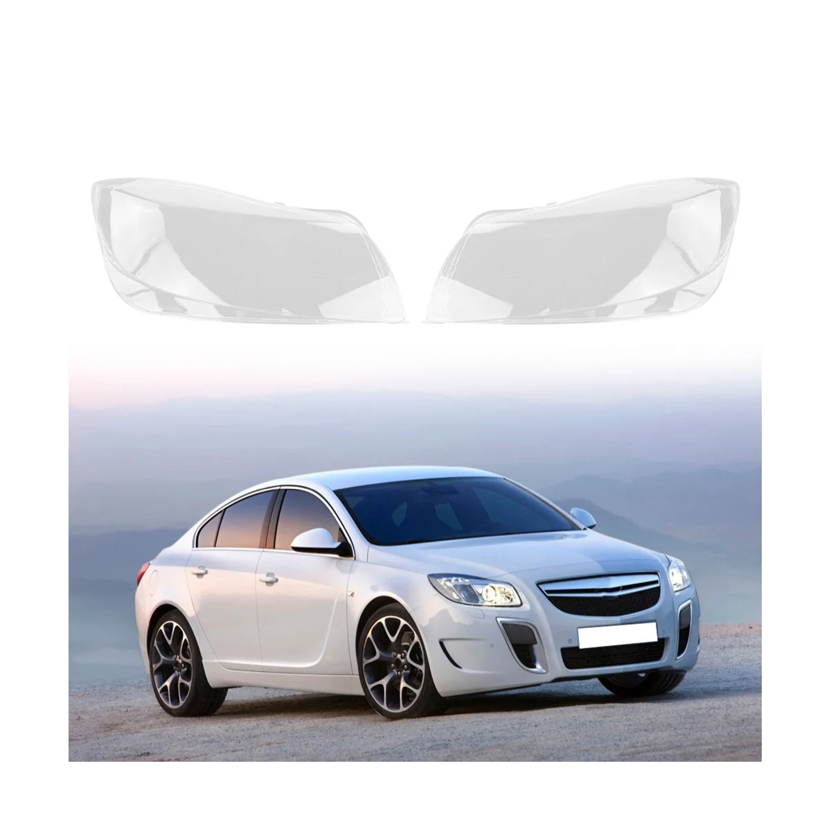 

Чехол для правой фары автомобиля, прозрачная крышка для объектива, чехол для фары для Buick Opel Insignia OPC 2009-2012
