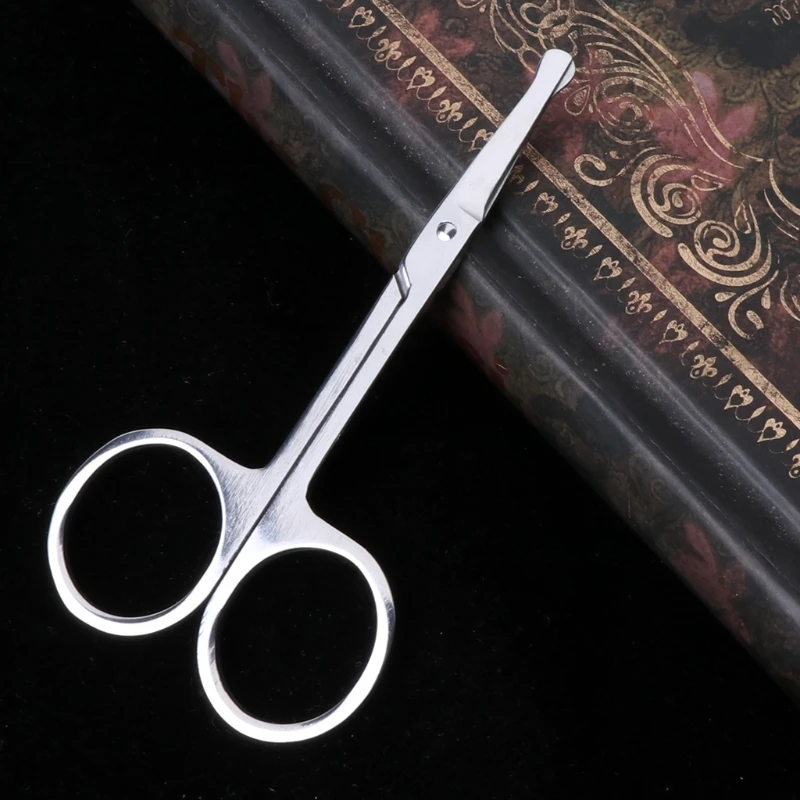 

Sdotter Fashion Stainless Steel Nose Hair Scissors Ear Facial Trimmers Cut Beauty Tool